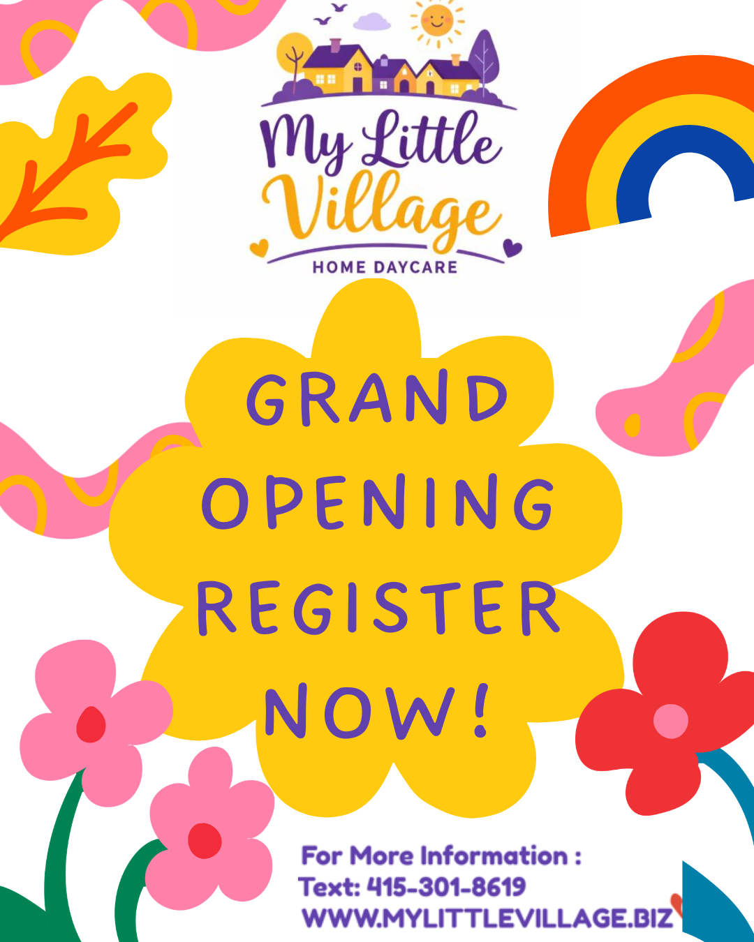 Grand opening, register now